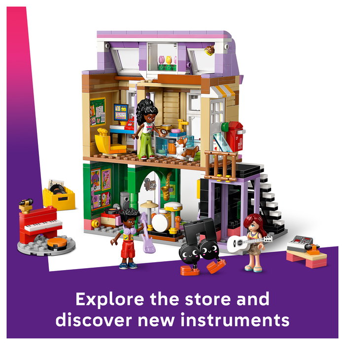 LEGO Friends Tienda de Música y Apartamento LEGO Friends Tienda de Música y Apartamento