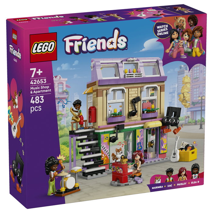 LEGO Friends Tienda de Música y Apartamento LEGO Friends Tienda de Música y Apartamento