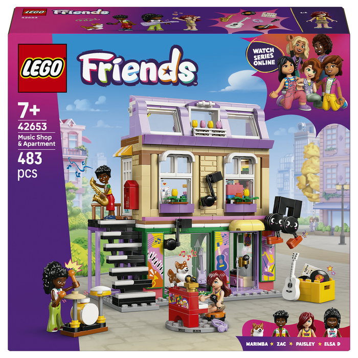 LEGO Friends Tienda de Música y Apartamento LEGO Friends Tienda de Música y Apartamento
