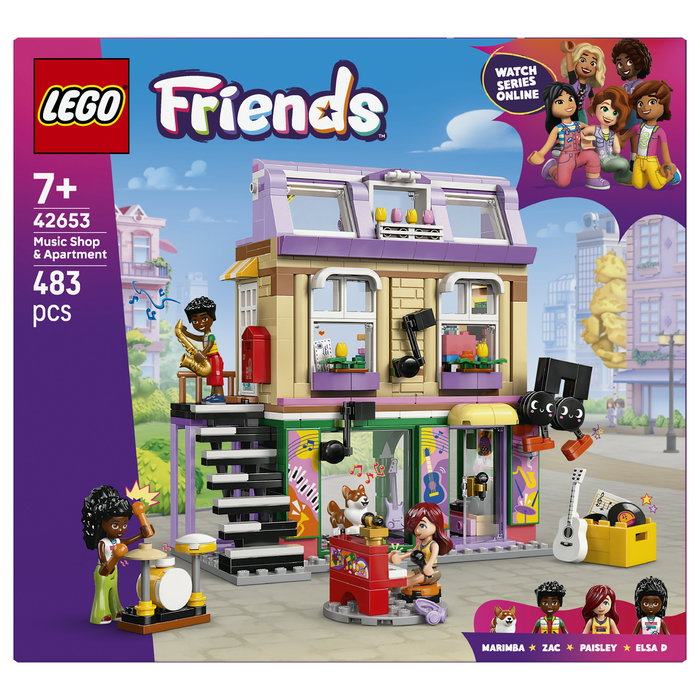 LEGO Friends Tienda de Música y Apartamento LEGO Friends Tienda de Música y Apartamento