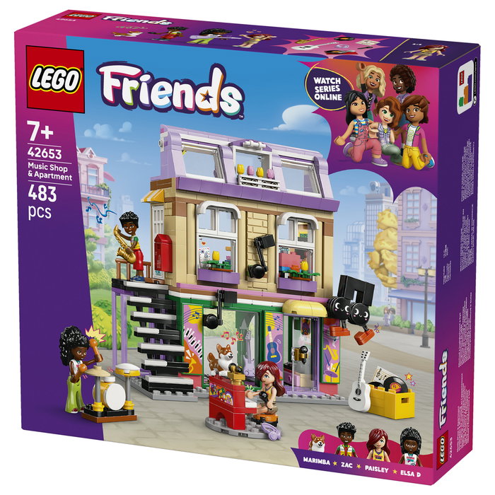 LEGO Friends Tienda de Música y Apartamento LEGO Friends Tienda de Música y Apartamento