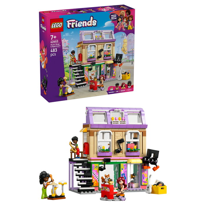 LEGO Friends Tienda de Música y Apartamento LEGO Friends Tienda de Música y Apartamento