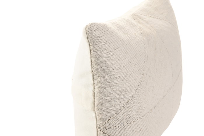 DKD Home Decor Cojín de Algodón Bordado a Mano Crudo 50x30