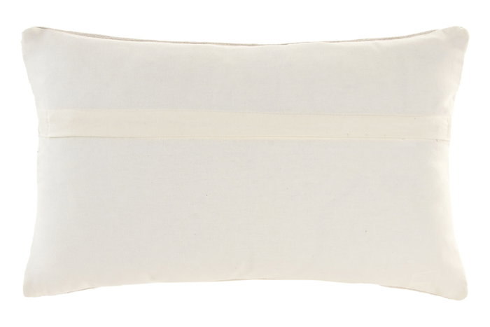 DKD Home Decor Cojín de Algodón Bordado a Mano Crudo 50x30