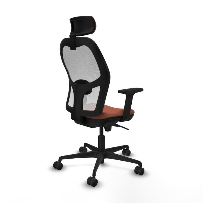 PIQUERAS Y CRESPO Silla de oficina Jorquera Marrón y Blanco
