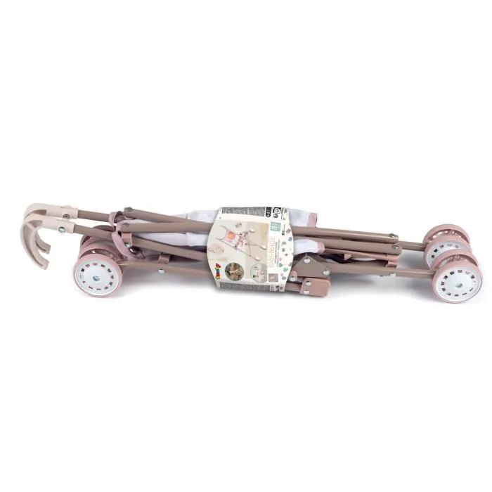Smoby SMO220407 Cochecito de caña Baby Nurse para bebés de hasta 42cm