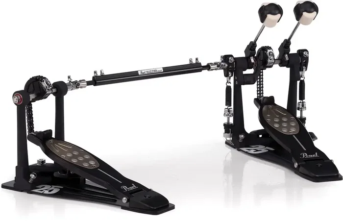 Pearl Pedal Doble Bombo Eliminator 25th Anniversary Cadena Edición Limitada Negro Satinado