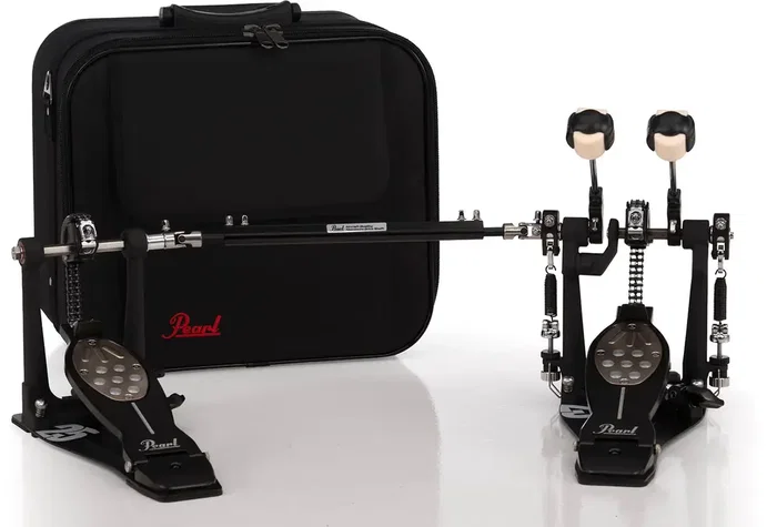 Pearl Pedal Doble Bombo Eliminator 25th Anniversary Cadena Edición Limitada Negro Satinado