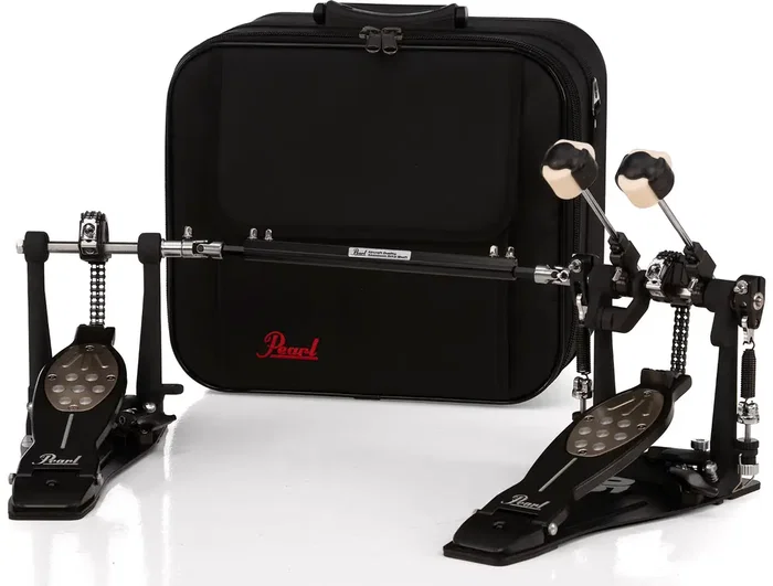 Pearl Pedal Doble Bombo Eliminator 25th Anniversary Cadena Edición Limitada Negro Satinado
