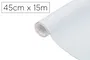 D-c-fix Rollo Adhesivo Blanco Mate 45 cm x 15 m Papel Plastificado Autoadhesivo para Manualidades y Hogar
