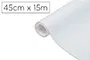 D-c-fix Rollo Adhesivo Blanco Mate 45 cm x 15 m Papel Plastificado Autoadhesivo para Manualidades y Hogar
