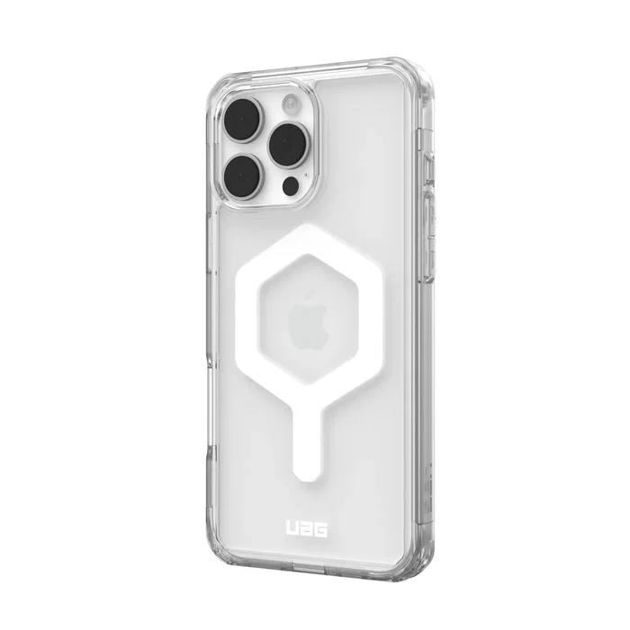 Urban Armor Gear Plyo Funda Transparente MagSafe para Apple iPhone 16 Pro Max - Protección contra caídas - Color Blanco/Ice Urban Armor Gear Plyo Funda Transparente MagSafe para Apple iPhone 16 Pro Max - Protección contra caídas - Color Blanco/Ice