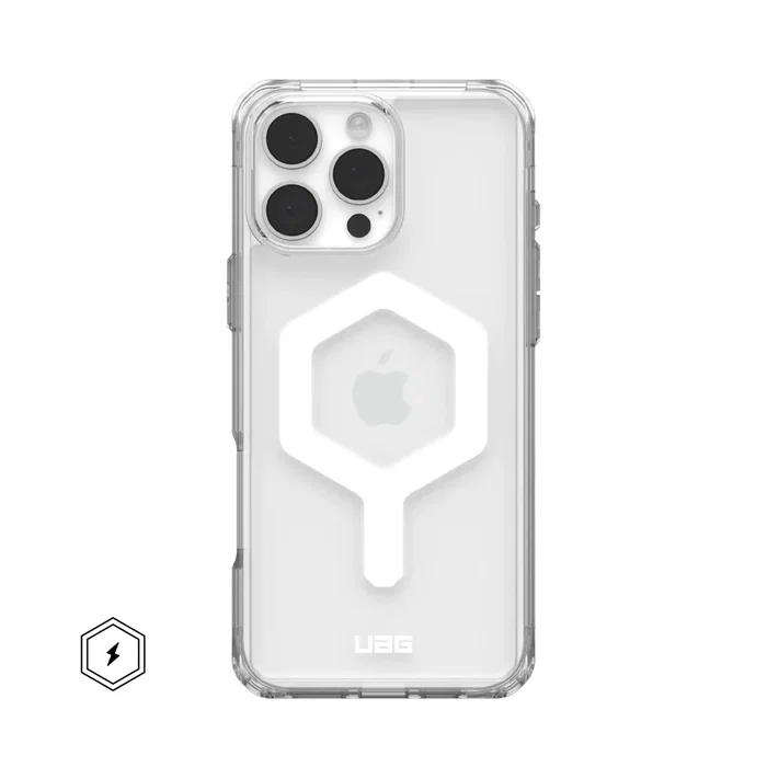 Urban Armor Gear Plyo Funda Transparente MagSafe para Apple iPhone 16 Pro Max - Protección contra caídas - Color Blanco/Ice Urban Armor Gear Plyo Funda Transparente MagSafe para Apple iPhone 16 Pro Max - Protección contra caídas - Color Blanco/Ice