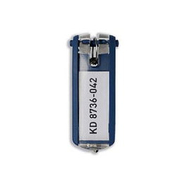 Durable Key Clip 6 unidades azul