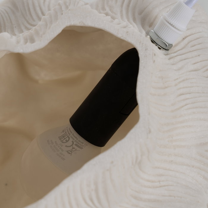 Lámpara Mesa Bola Arenisca 31,80 X 31,80 X 27,50 cm Lámpara Mesa Bola Arenisca 31,80 X 31,80 X 27,50 cm