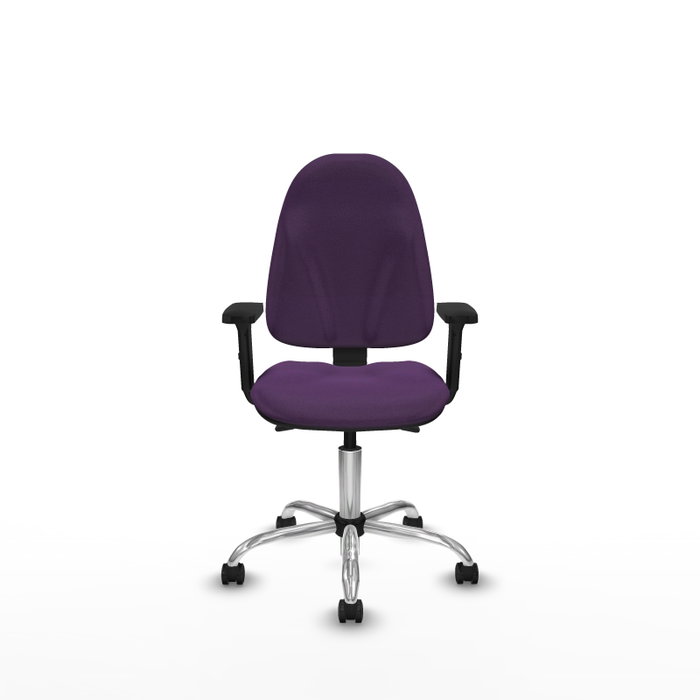 PIQUERAS Y CRESPO Silla de oficina Algarra Morado con mecanismo Asincro