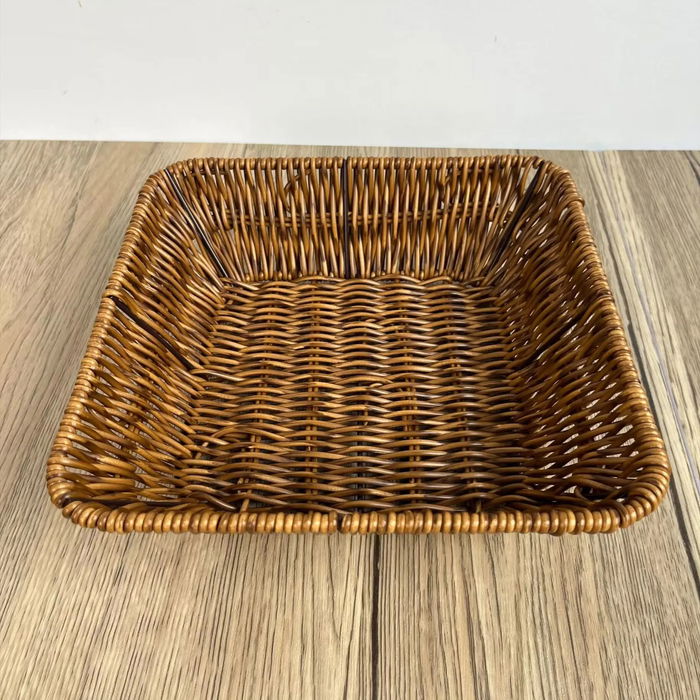 My Bar Cesta para Pan Cuadrada de Polipropileno Reforzada 19.5 cm (18 Unidades)