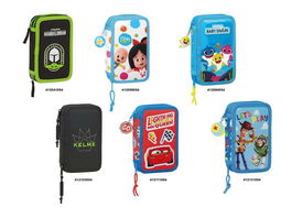 Safta Lote Plumier Doble Pequeño 28 Piezas Surtidos