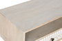 DKD Home Decor Mueble TV JB CENEF Boho Blanco Natural Mango 130x40x45 cm