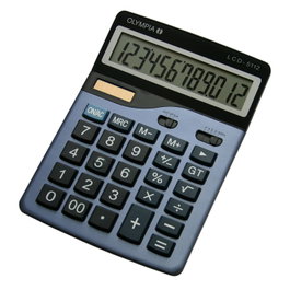 Olympia Calculadora LCD-5112 stahlblau