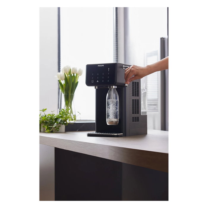 Philips ADD5962BK Filtro para Depósito de Agua con Sprudelfunktion, 4 Etapas, 3.8 L, Negro