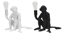 DKD Home Decor Lámpara de Sobremesa de Resina Surtida de 2 Unidades