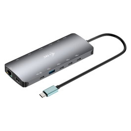 I-tec Metal USB-C Nano 3x Display Docking Station Gris