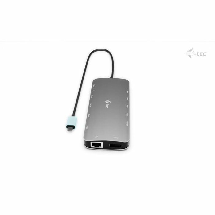 Hub USB i-Tec C31NANOTRIPLEDOCKPD Gris