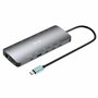 Hub USB i-Tec C31NANOTRIPLEDOCKPD Gris