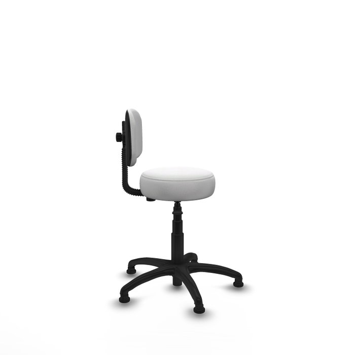 PIQUERAS Y CRESPO Silla Llanos giratoria blanco con base de poliamida