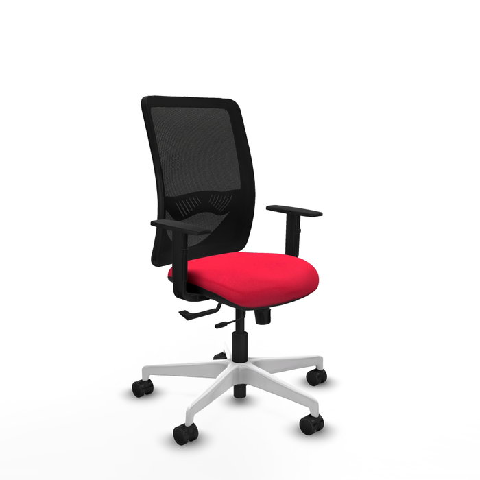 PIQUERAS Y CRESPO Silla de oficina Zulema con mecanismo Sincro/Traslack, Rojo y Negro PIQUERAS Y CRESPO Silla de oficina Zulema con mecanismo Sincro/Traslack, Rojo y Negro