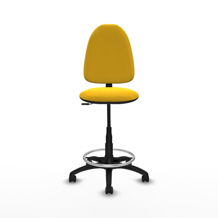 PIQUERAS Y CRESPO Taburete Aýna Amarillo con Mecanismo de Contacto Permanente PIQUERAS Y CRESPO Taburete Aýna Amarillo con Mecanismo de Contacto Permanente