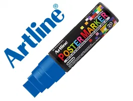 Artline Rotulador Poster Marker EPP-20 Punta Rectangular 20 mm Azul para Carteleria