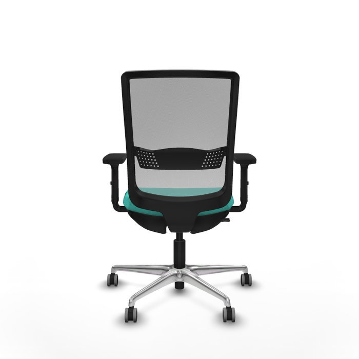 PIQUERAS Y CRESPO Silla de oficina Haches Turquesa y Gris PIQUERAS Y CRESPO Silla de oficina Haches Turquesa y Gris