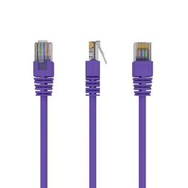 GEMBIRD Cable de Red RJ45/RJ45 Cat5e 1m Púrpura U/UTP