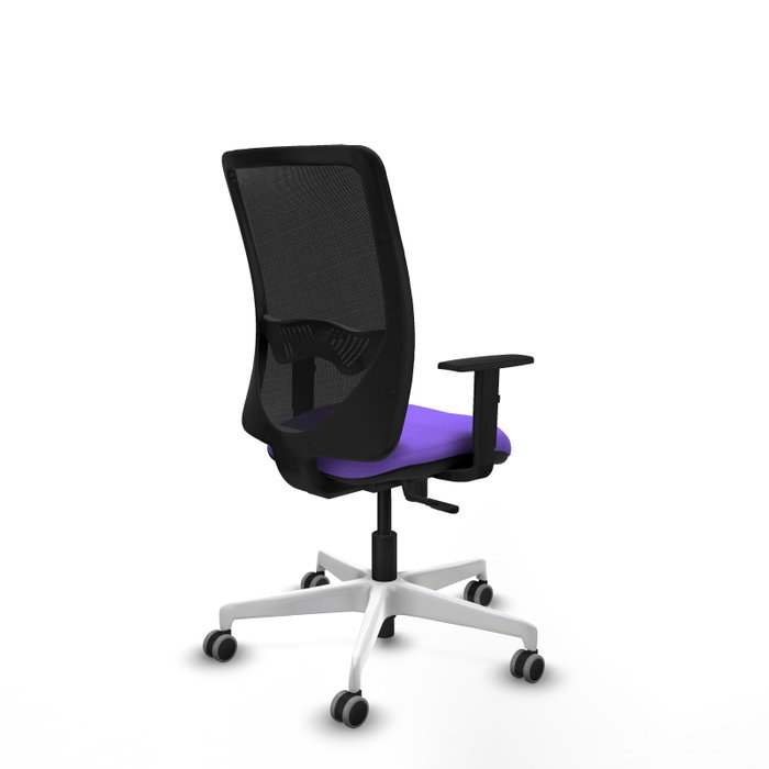PIQUERAS Y CRESPO Silla de oficina Zulema con mecanismo Sincro, Lila y Negro PIQUERAS Y CRESPO Silla de oficina Zulema con mecanismo Sincro, Lila y Negro