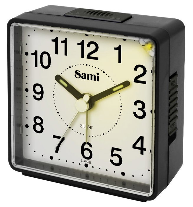 SAMI Despertador sami mini luz/snooze/silencioso