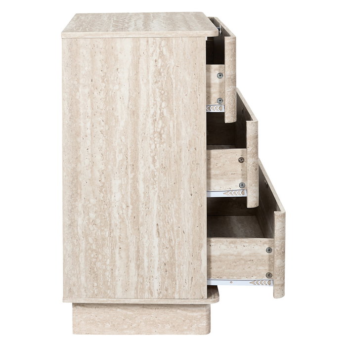 Home Deco Factory Cómoda 3 Cajones Terra Nova 70x40x79 cm Home Deco Factory Cómoda 3 Cajones Terra Nova 70x40x79 cm