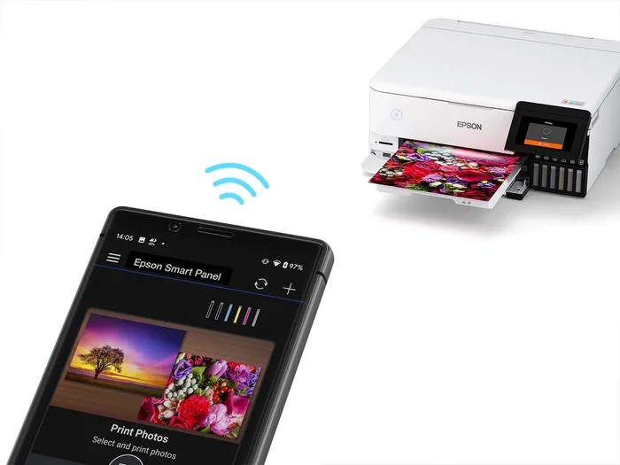 Epson MFP ITS L8160 photo Blanco