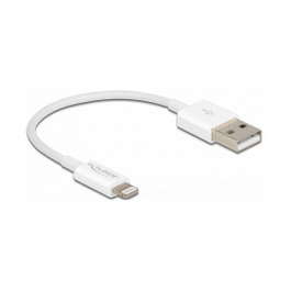 DeLOCK Cable USB 2.0 a Lightning 0,15 m Blanco