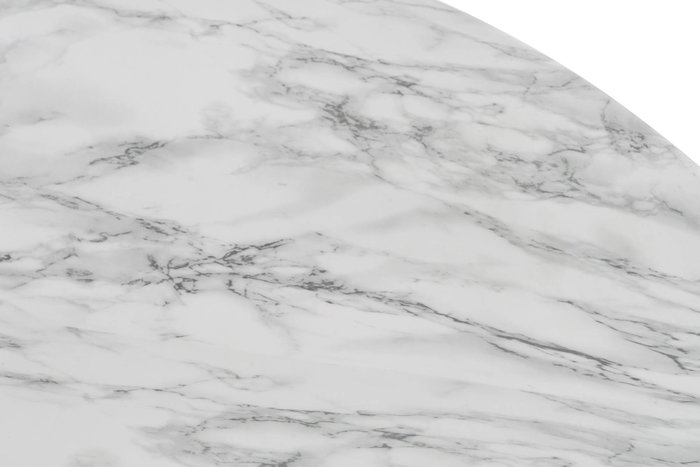 DKD Home Decor Mesa de Centro de Hierro con Símil Mármol Blanco y Dorado