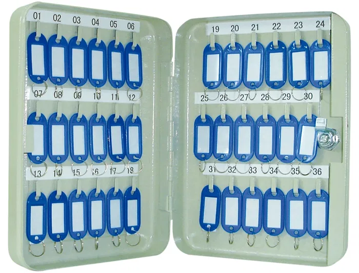 Q-connect Armario Metálico Portallaves para 36 Llaves 250x180x60 mm