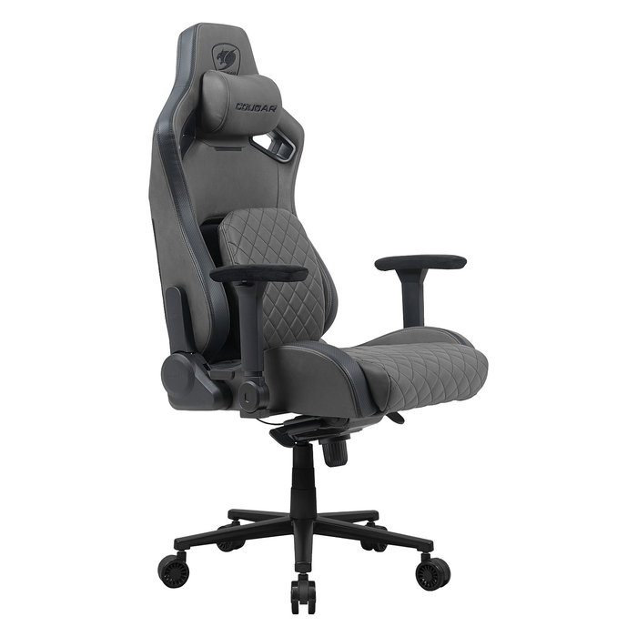Cougar Silla Gaming Defensor S Jet Gray F, Silla para videojuegos universal, Negro / Gris, Negro, 150 kg