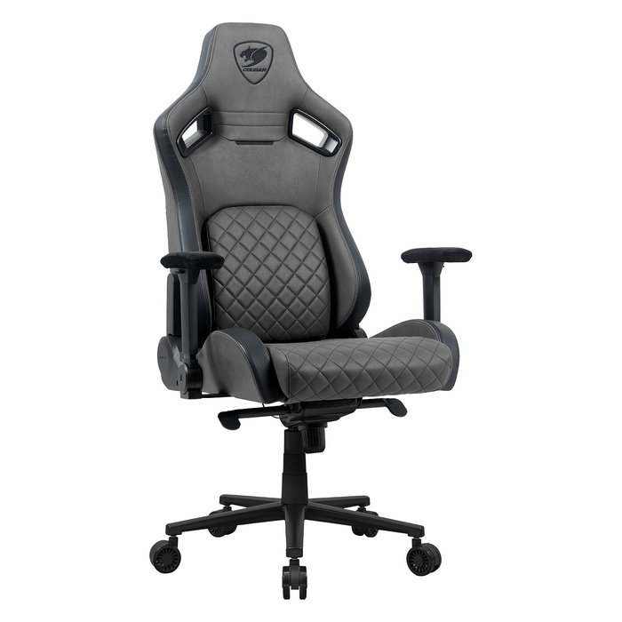 Cougar Silla Gaming Defensor S Jet Gray F, Silla para videojuegos universal, Negro / Gris, Negro, 150 kg