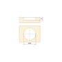 Emuca Lote de 10 pomos para mueble Benetusser, diámetro 41mm, Zamak, Níquel satinado