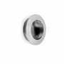Emuca Lote de 10 pomos para mueble Benetusser, diámetro 41mm, Zamak, Níquel satinado