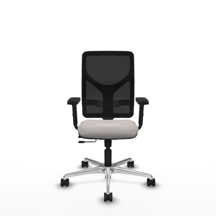 PIQUERAS Y CRESPO Silla de oficina Motilla Blanco y Negro PIQUERAS Y CRESPO Silla de oficina Motilla Blanco y Negro