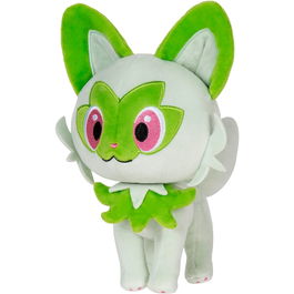 JAZWARES Peluche Sprigatito Pokémon 20cm