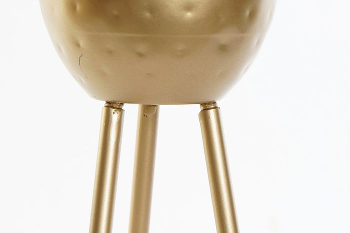 DKD Home Decor Macetero Dorado Metal 20 x 44 x 20 cm (2 Unidades)