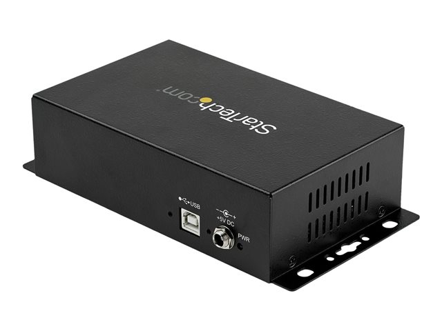 Startechcom Adaptador Hub USB a 8 Puertos RS232 Industrial - Interfaz DB9, Montaje DIN/Pared, USB 2.0 para Automatización y Control Industrial